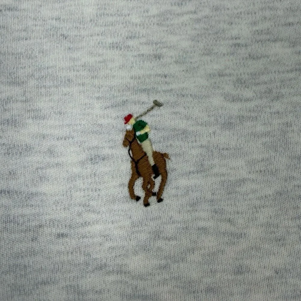 Polo Ralph Lauren Mens XL‎ Custom Slim Fit Heather Beige Polo Shirt  Pony